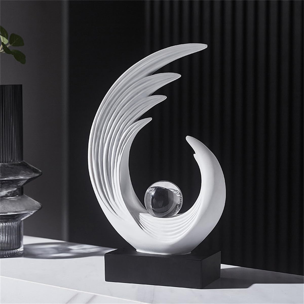 AWNR Abstract Art Sculptures Home Decor,Statue Decoration for Living Room,Dining Table,Coffee Table,Shelves,TV Stand
