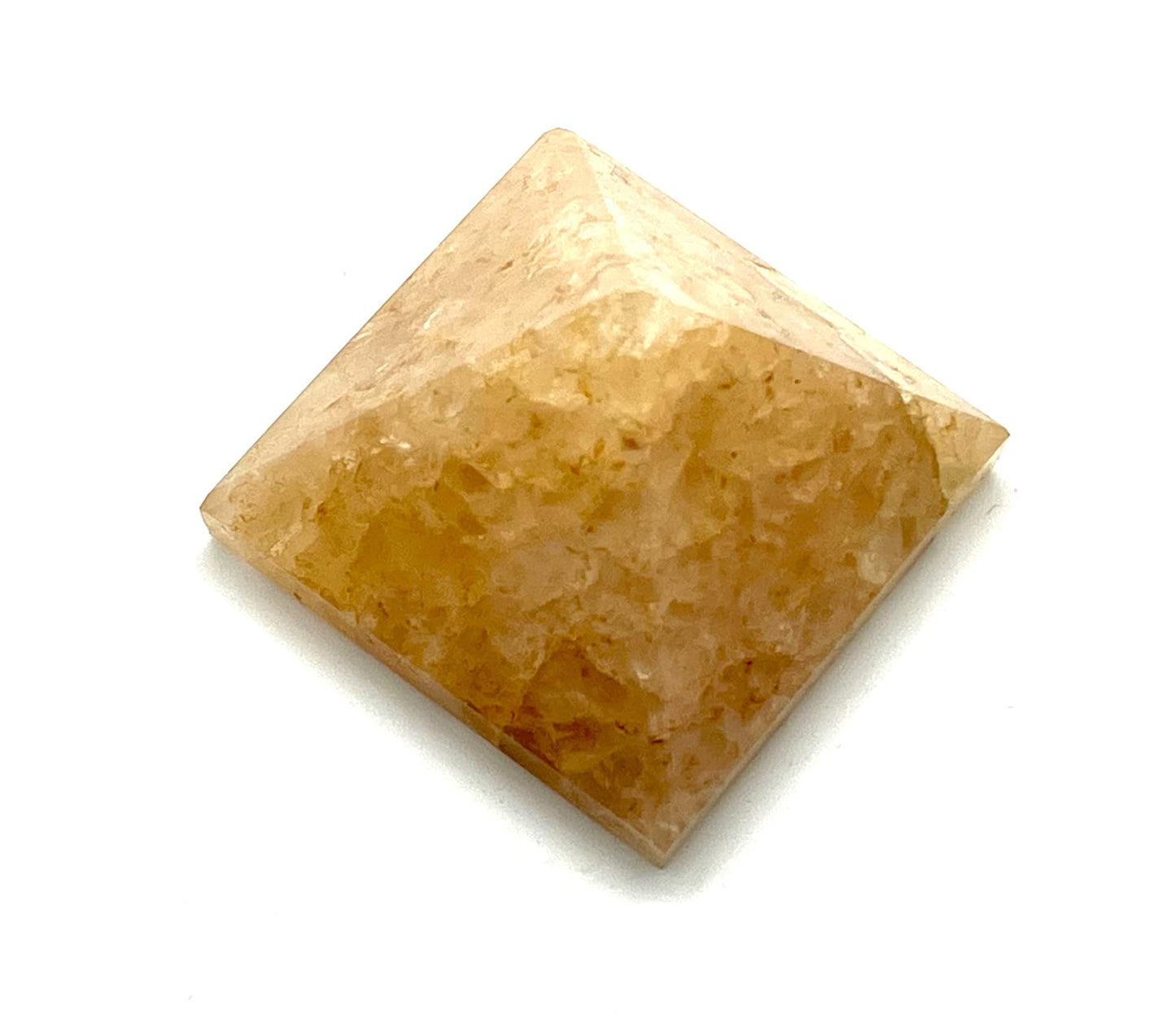 Yellow Quartz Pyramid 2 Inch – Scorpio Gemstone Solar Plexus Chakra