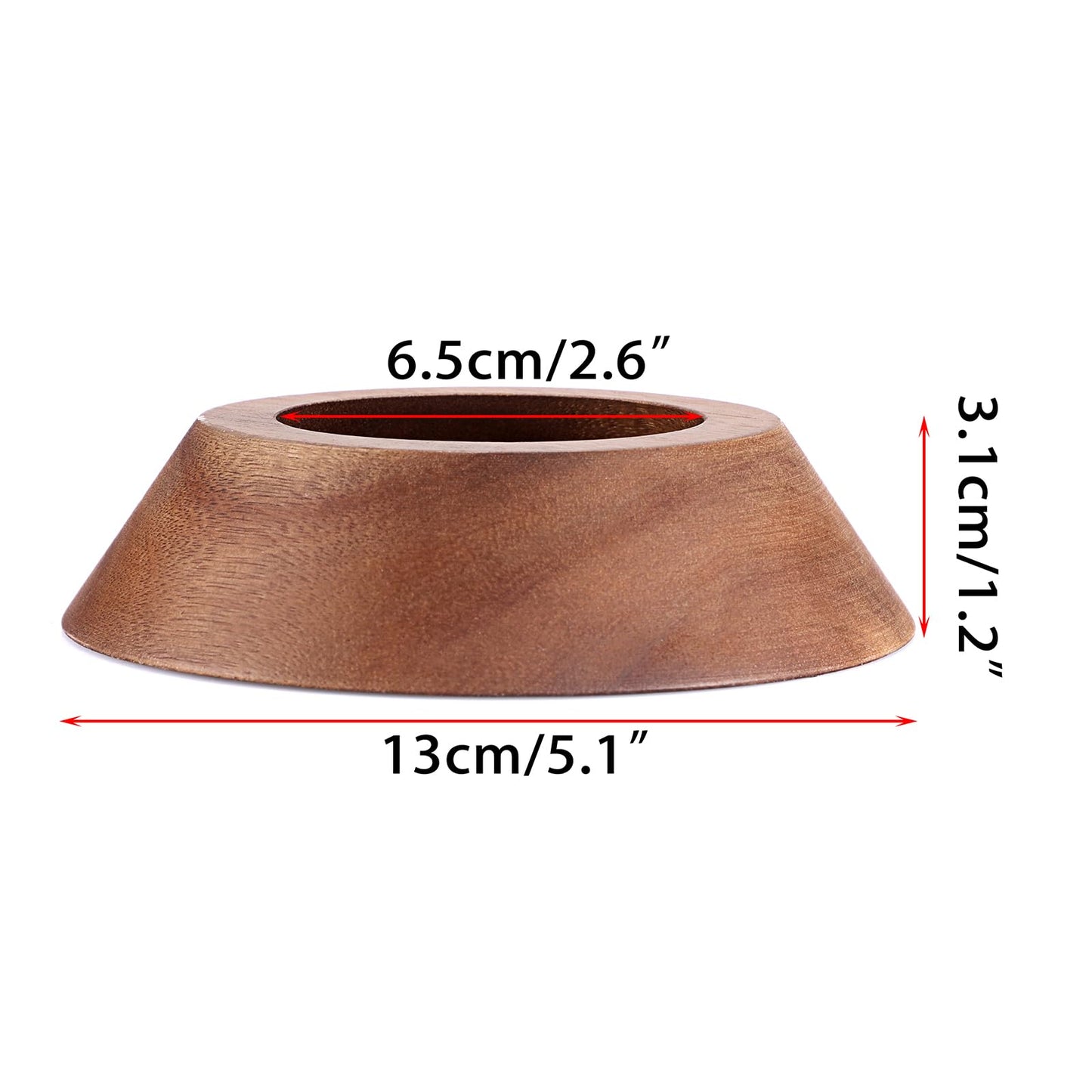 JUXYES Wooden Sphere Holder Display Stand, 3 Pack Large Wood Sport Ball Stand, Simple Round Display Easel Stands for Soccer Ball, Footballs, Baseball, Tolleyball, Basketball, Rugby