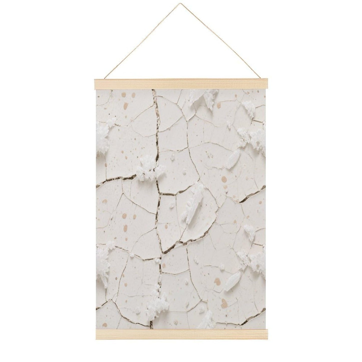 Gypsum Salt Crystals Magnetic Poster Hanger Frame, Wood Wooden Magnet Hanging, Magnetic Poster Frame for Photo Picutre Canvas Artwork Art Print Wall Hanging