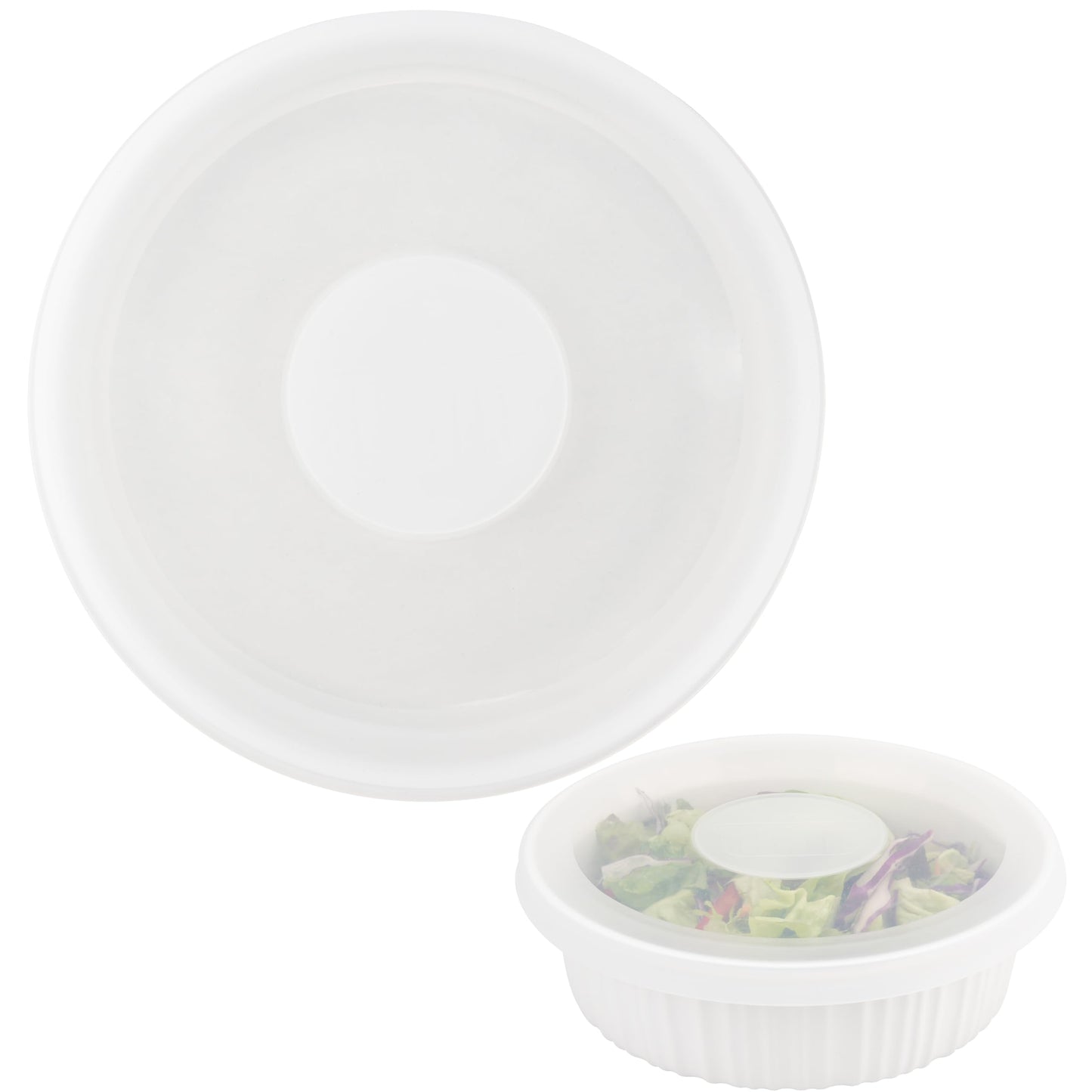 Purekra Silicone Lids for CorningWare 2.5 Quart Round Dish, 1 Pack Reusable Covers for CorningWare FS-1 2.5 Quart French White Baking Dish (Dish not Included) Dishwasher & Microwave & Freezer Safe
