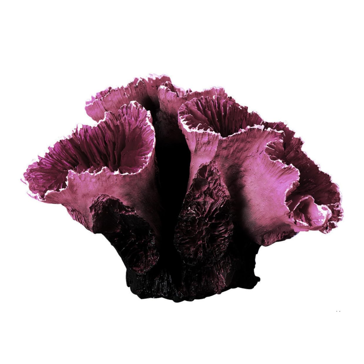 DOITOOL Artificial Purple Resin Coral Sculpture Fish Tank Decoration Aquarium Ornament for Freshwater and Saltwater Tanks, Sea Life Coral Figurine Tabletop Decor