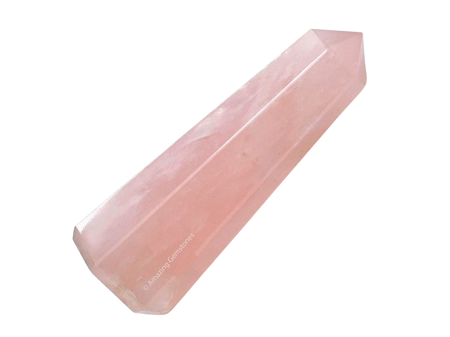 Amazing Gemstone Rose Quartz Crystal Towers - Natural Healing Crystal Point Obelisk for Reiki Healing and Crystal Grid (2" to 3" INCH)