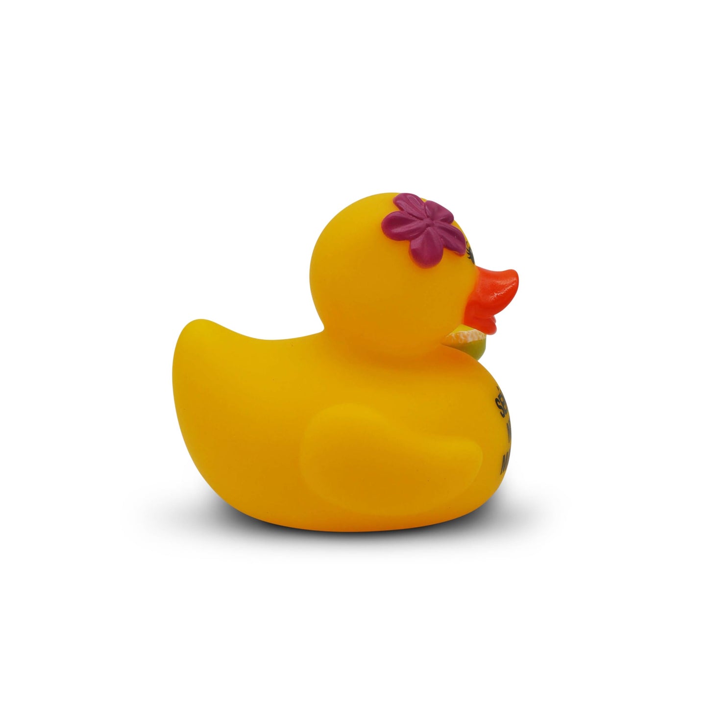 GOOFBALLS Funny Rubber Duck – Hilarious Decorative Duck for Bathroom, Desk, or Gag Gift – Quirky Collectible with Sarcastic Quote – Great Gift for Adults, Coworkers, or Friends-Margarita