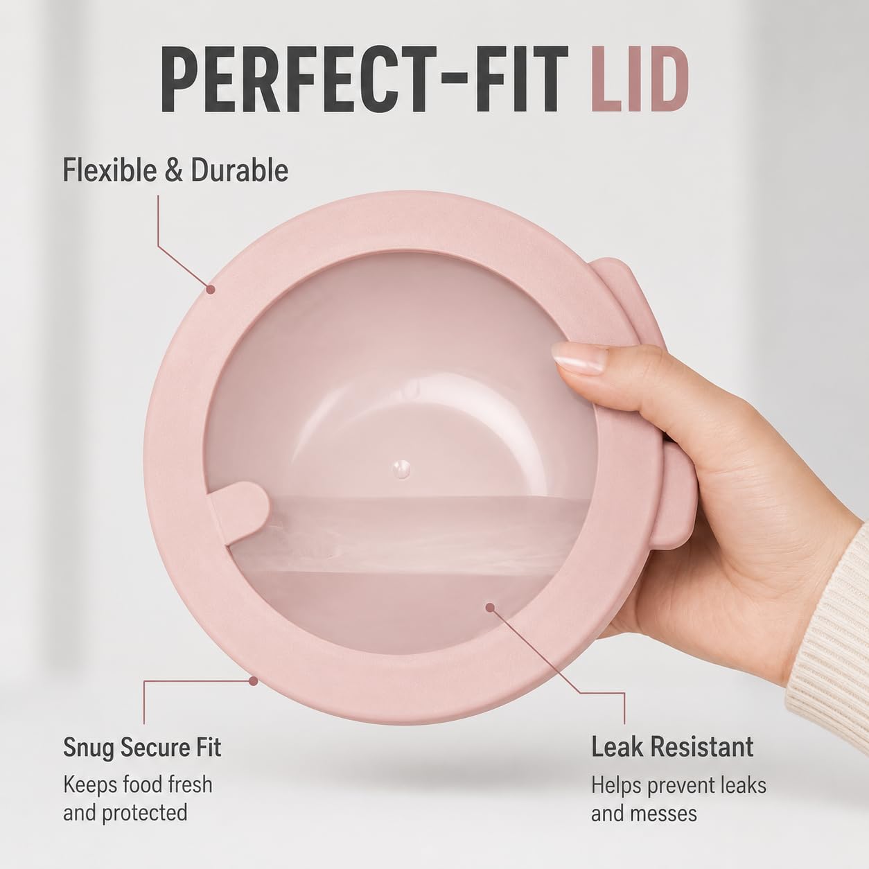 Fizu Home Pera Mixing Bowls with Lids, 8-Piece Airtight Leak-Proof Nesting BPA-Free Prep Bowl Set for Kitchen & Food Storage, Large 4200ml Capacity, Microwave & Dishwasher Safe