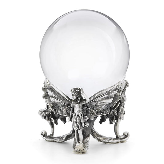 Veronese Design Fairy Crystal Ball Stand