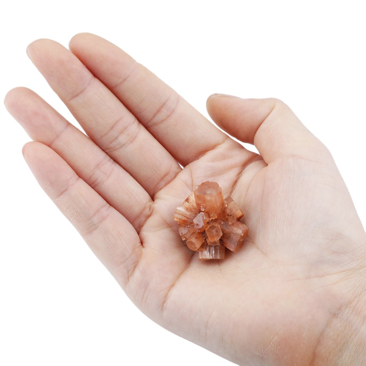 Rockcloud Natural Aragonite Calcite Cluster Healing Crystal Quartz Irregular Home Decoration Specimen Figurine