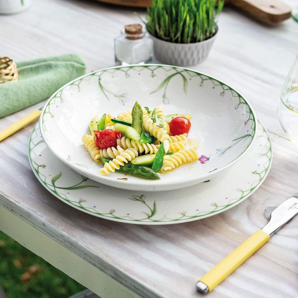 Villeroy & Boch Colourful Spring Shallow Bowl, Premium Porcelain, Made in Germany, 20.75 oz