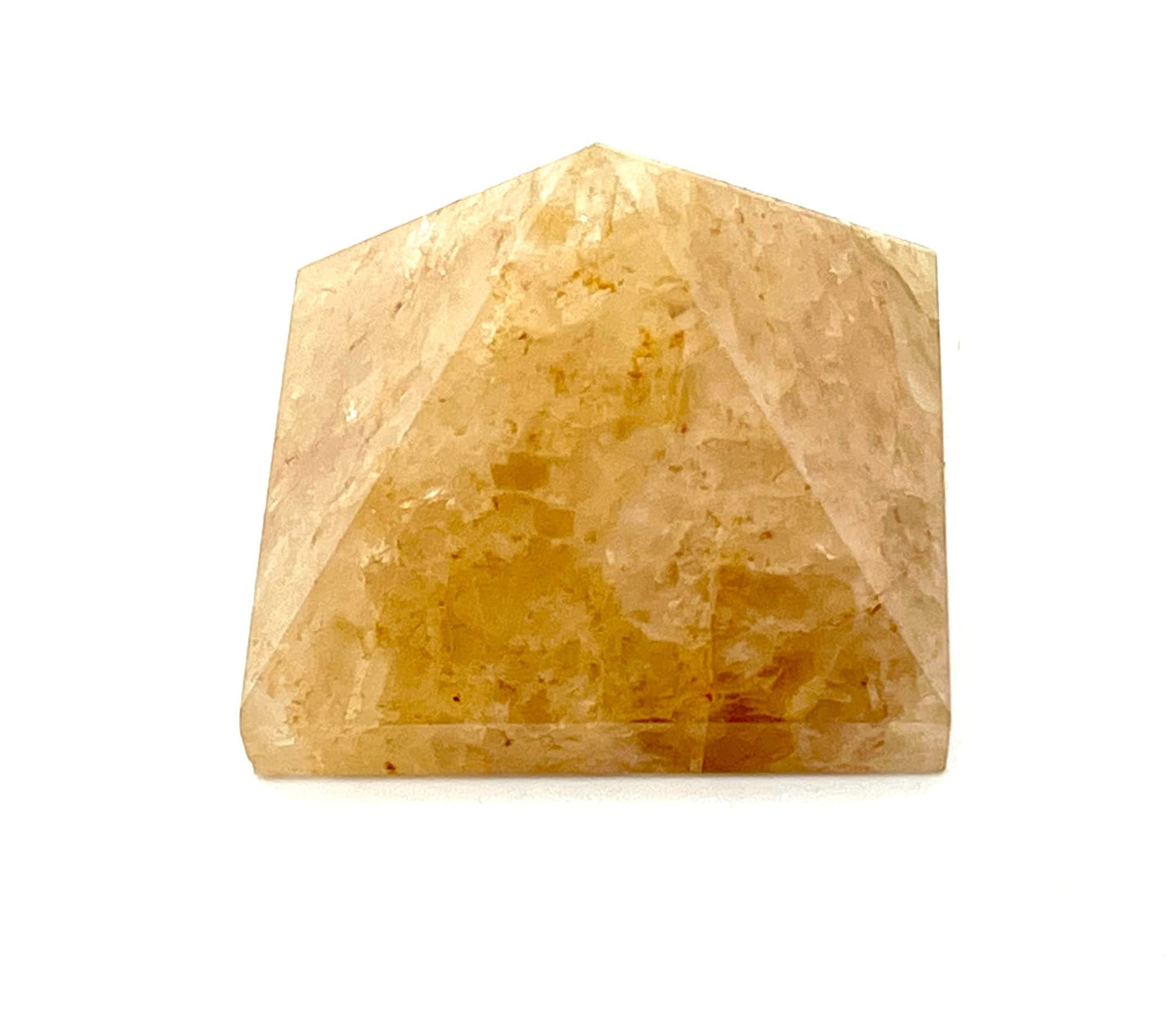 Yellow Quartz Pyramid 2 Inch – Scorpio Gemstone Solar Plexus Chakra