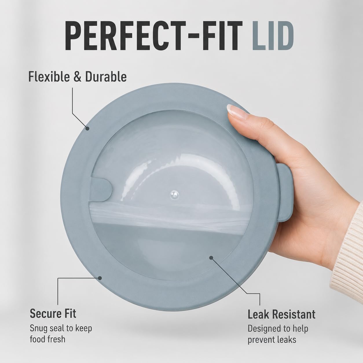 Fizu Home Pera Airtight Mixing Bowls with Lids, 8-Piece BPA-Free Nesting Prep Bowl Set for Kitchen & Food Prep, Large 4200ml Capacity, Microwave & Dishwasher Safe