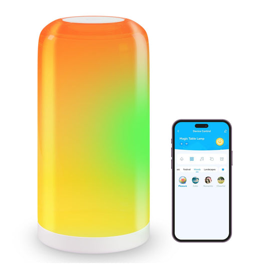 DAYBETTER BGRIC Smart Bedside Lamps, Touch Lamps for Nightstand, LED Lamp Compatible with Alexa and Google Home, Color Changing Lamp for Bedroom Living Room,70+ Scene Mode (Only for 2.4GHz WiFi)
