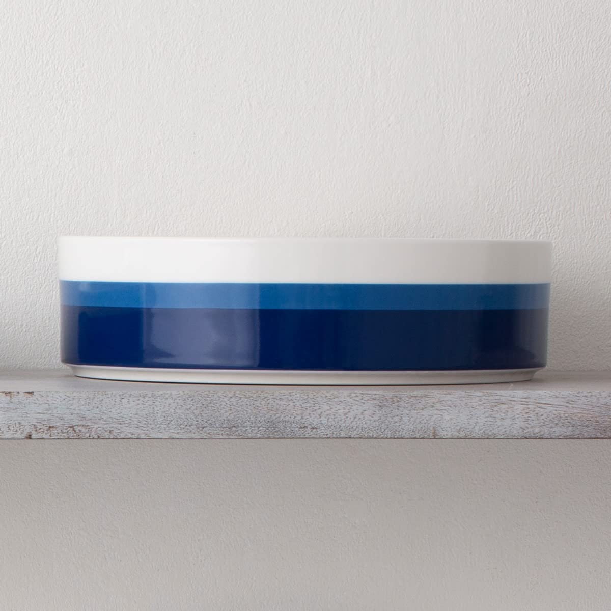 Noritake ColorStax Stripe Blue Serving Bowl, 10", 67 oz.