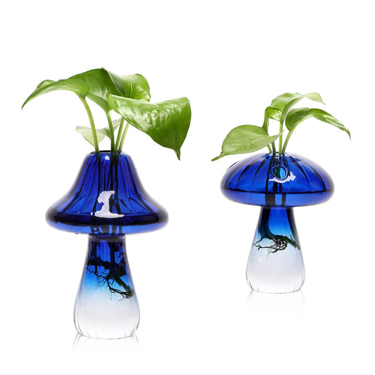 Mushroom Glass Vase Propagation Stations Flower Vases
