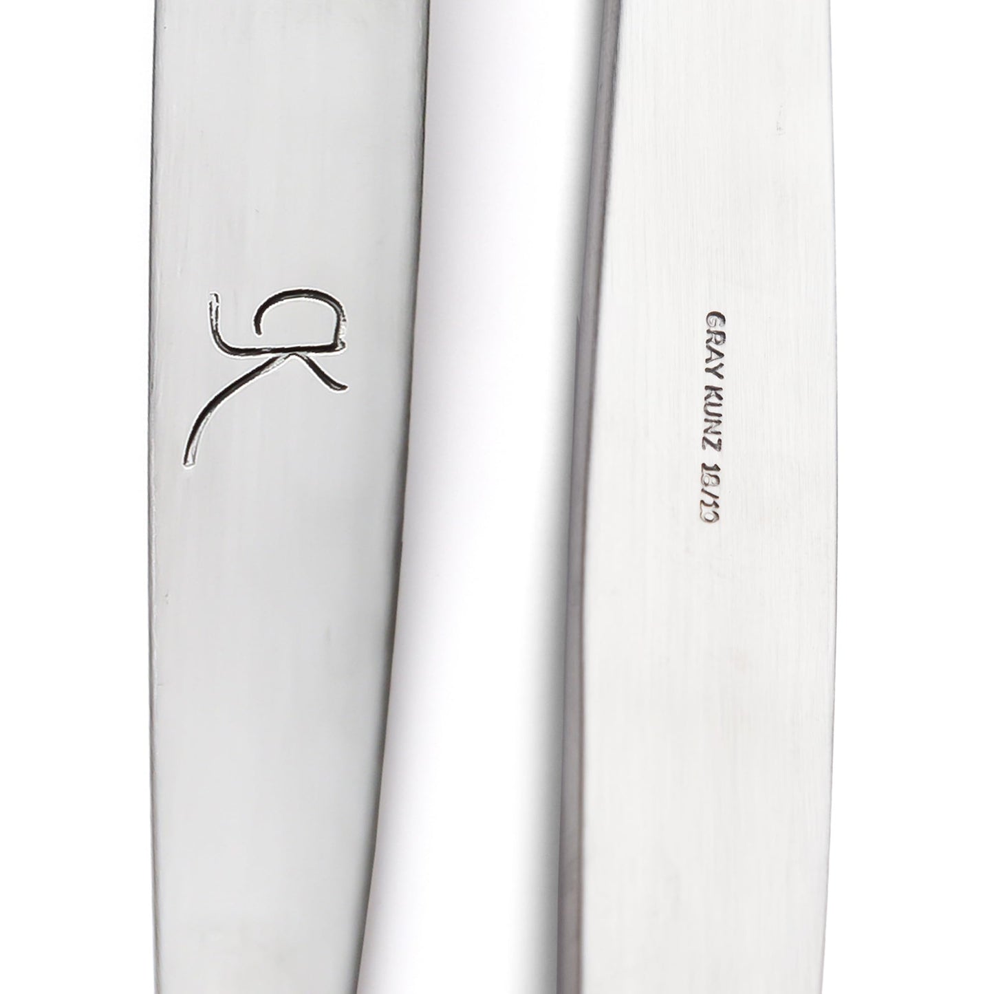BNAZIND Chef Kunz Spoon |3-Pack| 18/10 Stainless Steel Solid Serving Spoon Set | Cooking Spoons for Basting, Plating, Quenelle (Extra Large Medium and Small, Kunz Regular spoon set (3 piece)