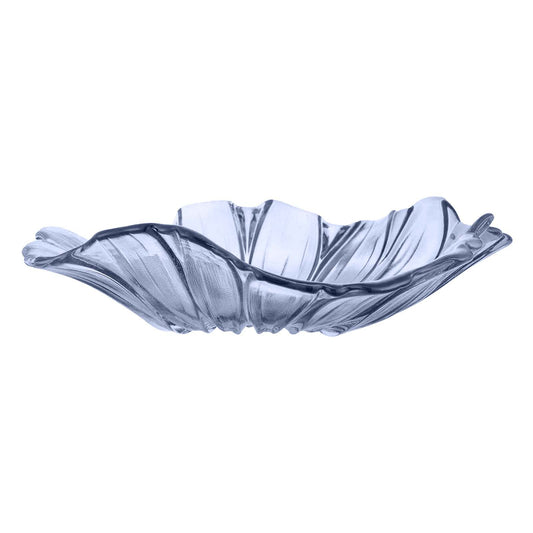 Gkesgm Art Sunflower-Shaped Crystal Glass Fruit Bowls Candy Tray Fruit Plates,Crystal Multi-color Classic Platter,Wedding Candy Storage Tray,Home Decor,Blue,ZRO-067