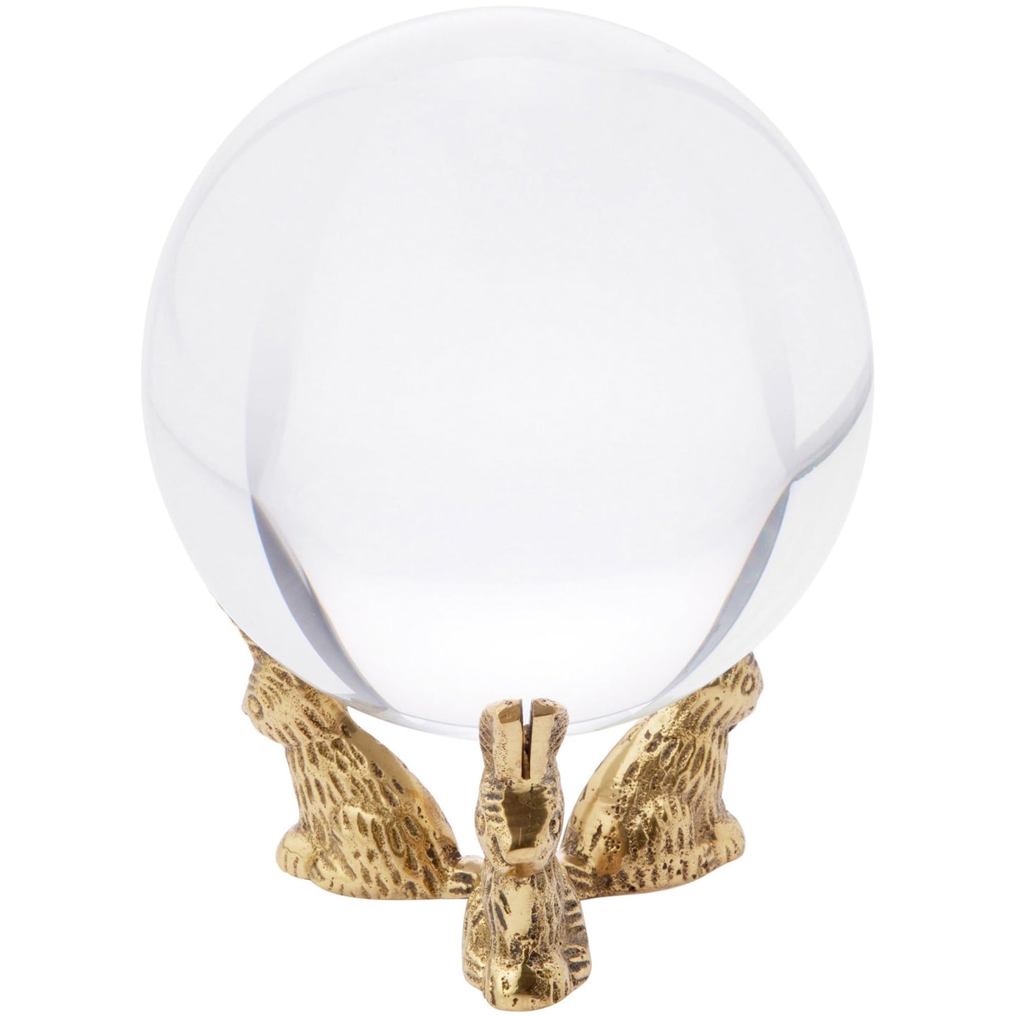 Bard's Brass toned Egg Stand/Holder, Rabbits, 2.125" Diameter