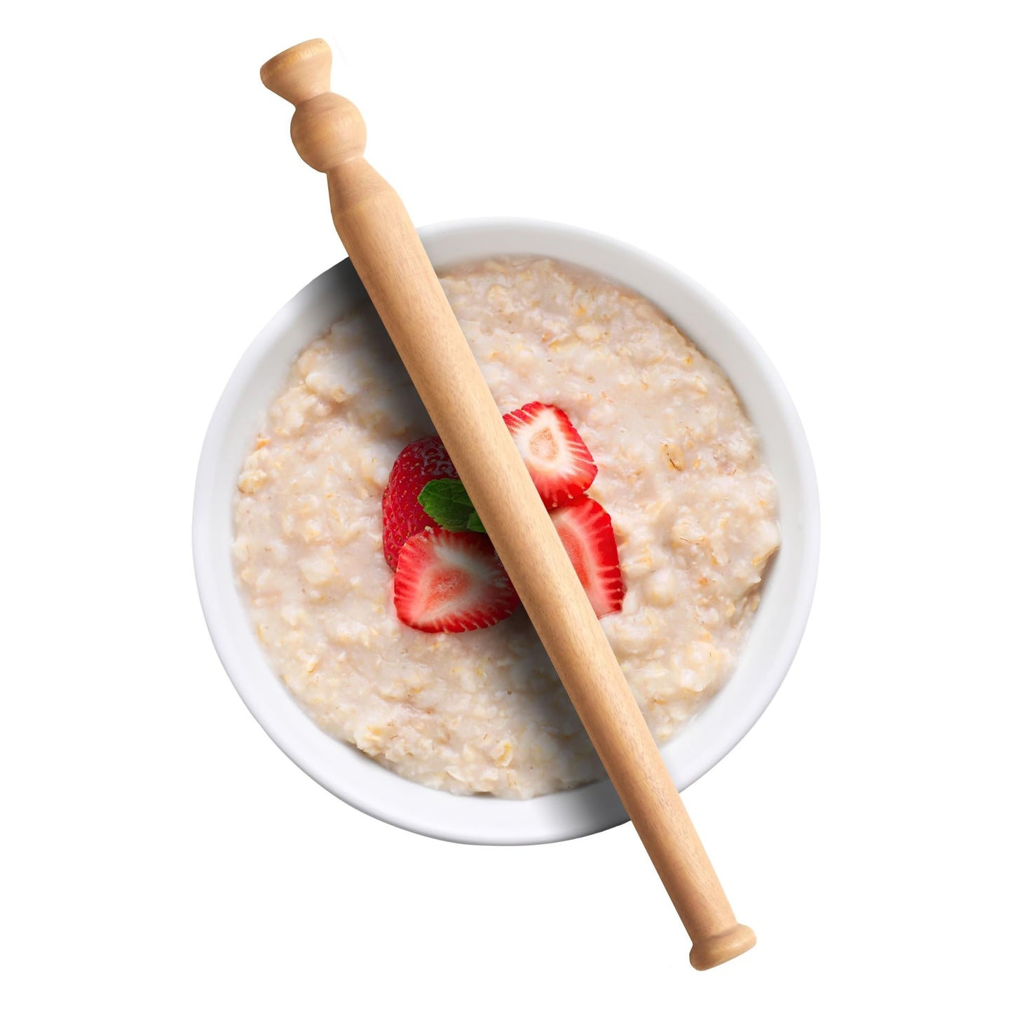 Muldale Scottish Porridge Spurtle – 11.5" Wooden Oatmeal Stirring Spoon