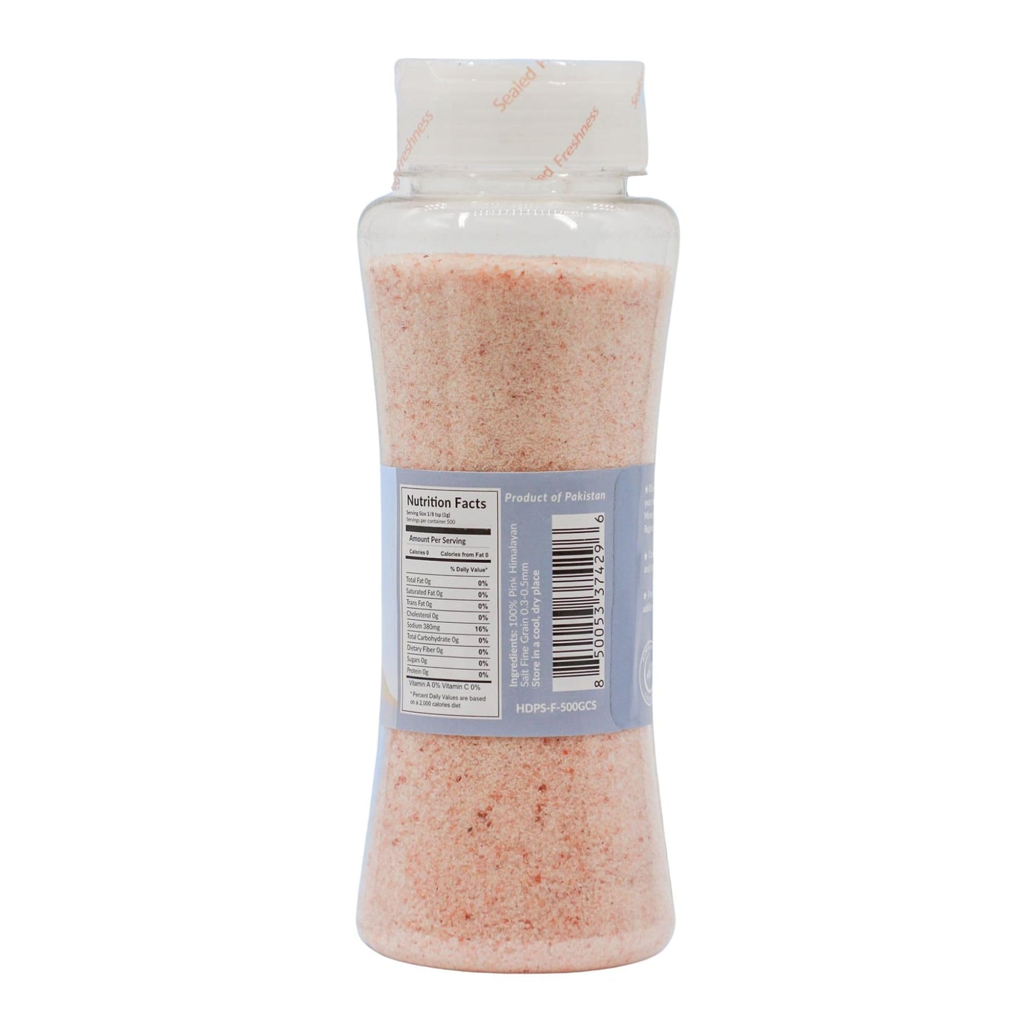 Himalayan Secrets Natural Pink Salt - Cooking Salt, Fine Grain Gourmet Salt, Kosher Certified, Pure Flavor, Healthy, No Additives, Rich in Minerals, Easy Sprinkle Butterfly Top (17.6 oz Shaker)