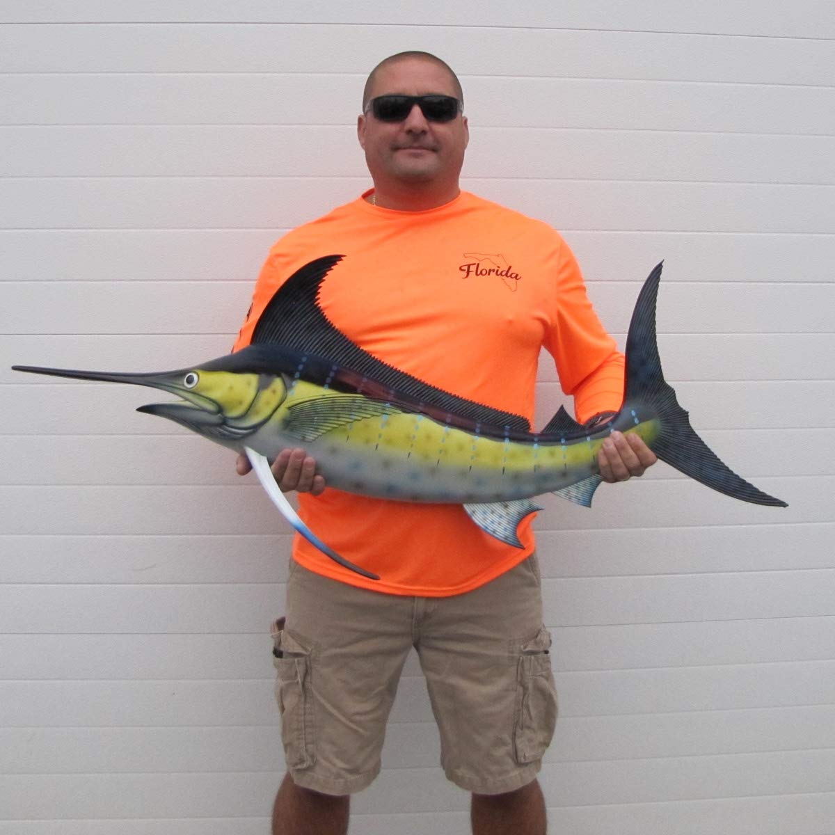 TG,LLC 48" Lifelike Wall Mount Marlin Tropical Saltwater Fish Hand Painted Taxidermy Trophy