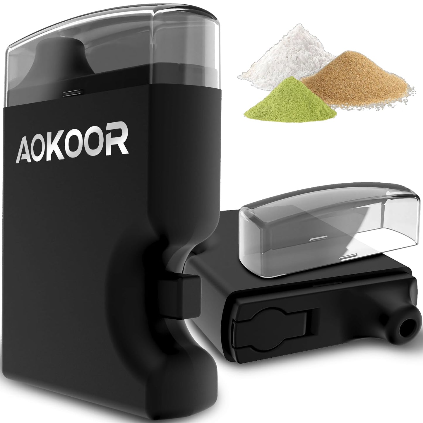 Portable Pepper Shaker - Multifunctional SnuffBulletSniffer (Black), Professional Spice Dispenser Shakers for Easy Use, Convenient PowderSniffer, Discreet and Effective SnuffKit.
