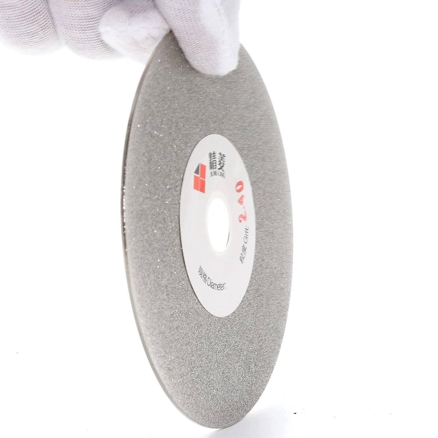 JINGLING 4" inch 100mm Diamond Flat Lap Disc Coated Grinding Disk Grit 240 Medium