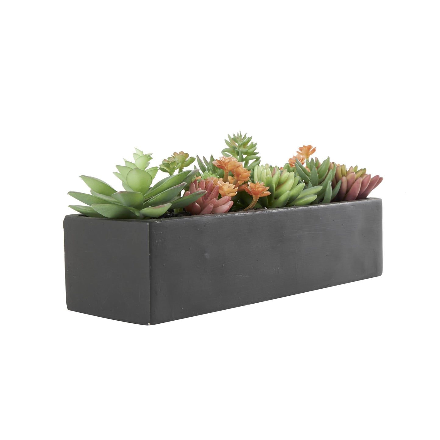 Deco 79 Faux Foliage Succulent Artificial Foliage, 13" x 4" x 5", Green