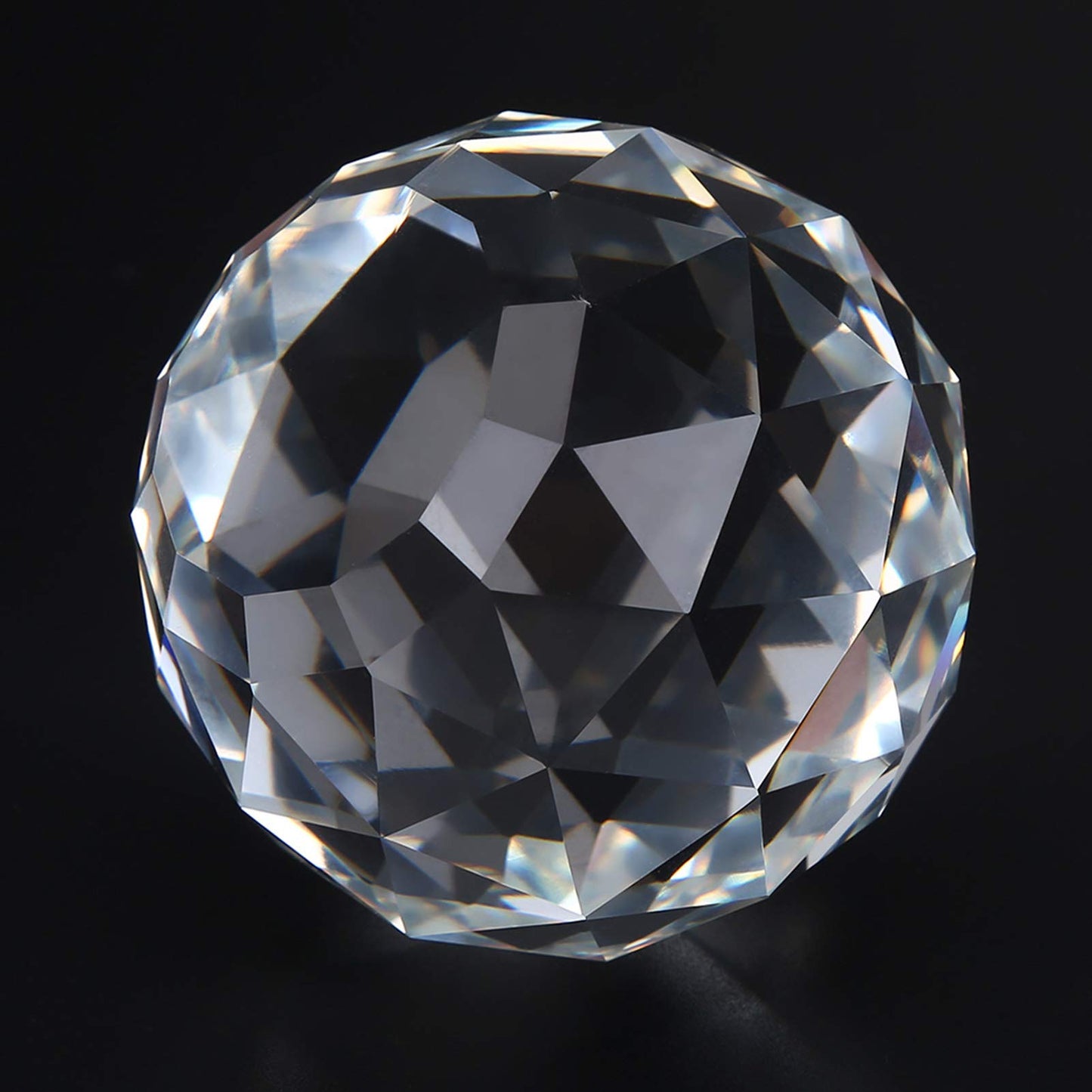 Crystal Glass Ball Prisms - Clear Crystal Sphere Decorative Balls for Home (60MM/2.36in)