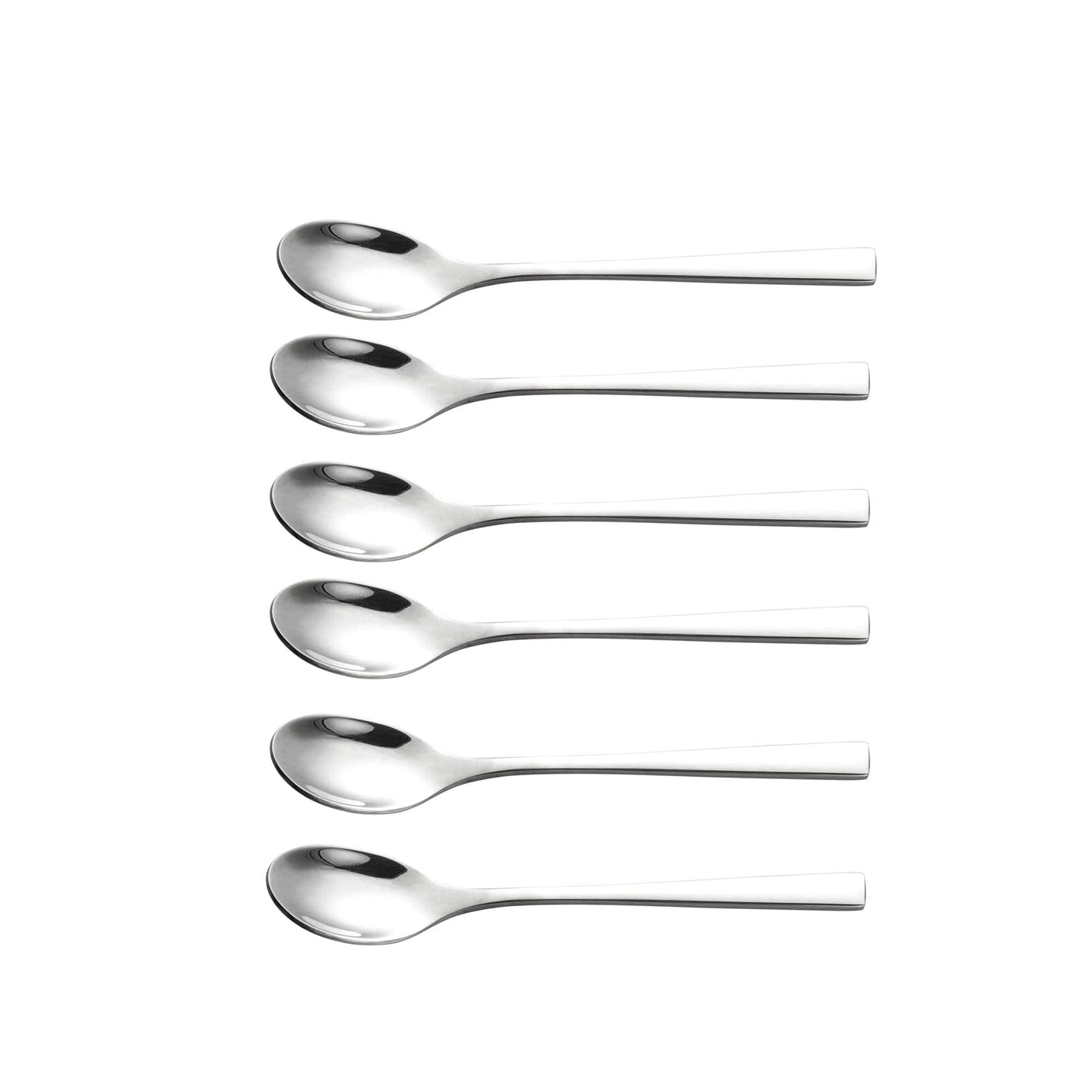 IMEEA 4.5 Inch Espresso Spoons SUS304 Stainless Steel Demitasse Spoons for Espresso & Small Desserts, Set of 6