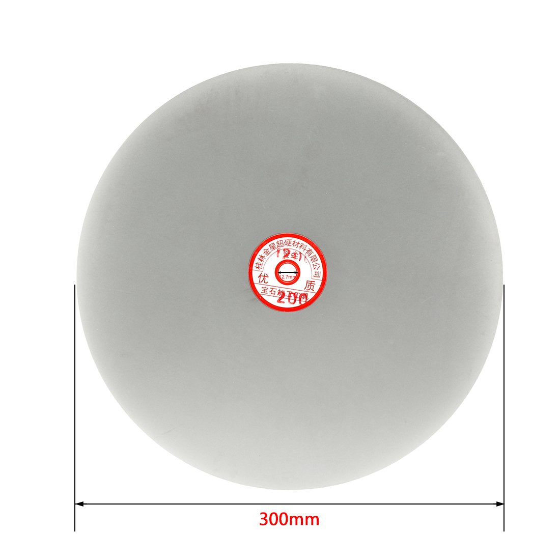 uxcell 300mm 12-inch Grit 1200 Diamond Coated Flat Lap Disk Wheel Grinding Sanding Disc