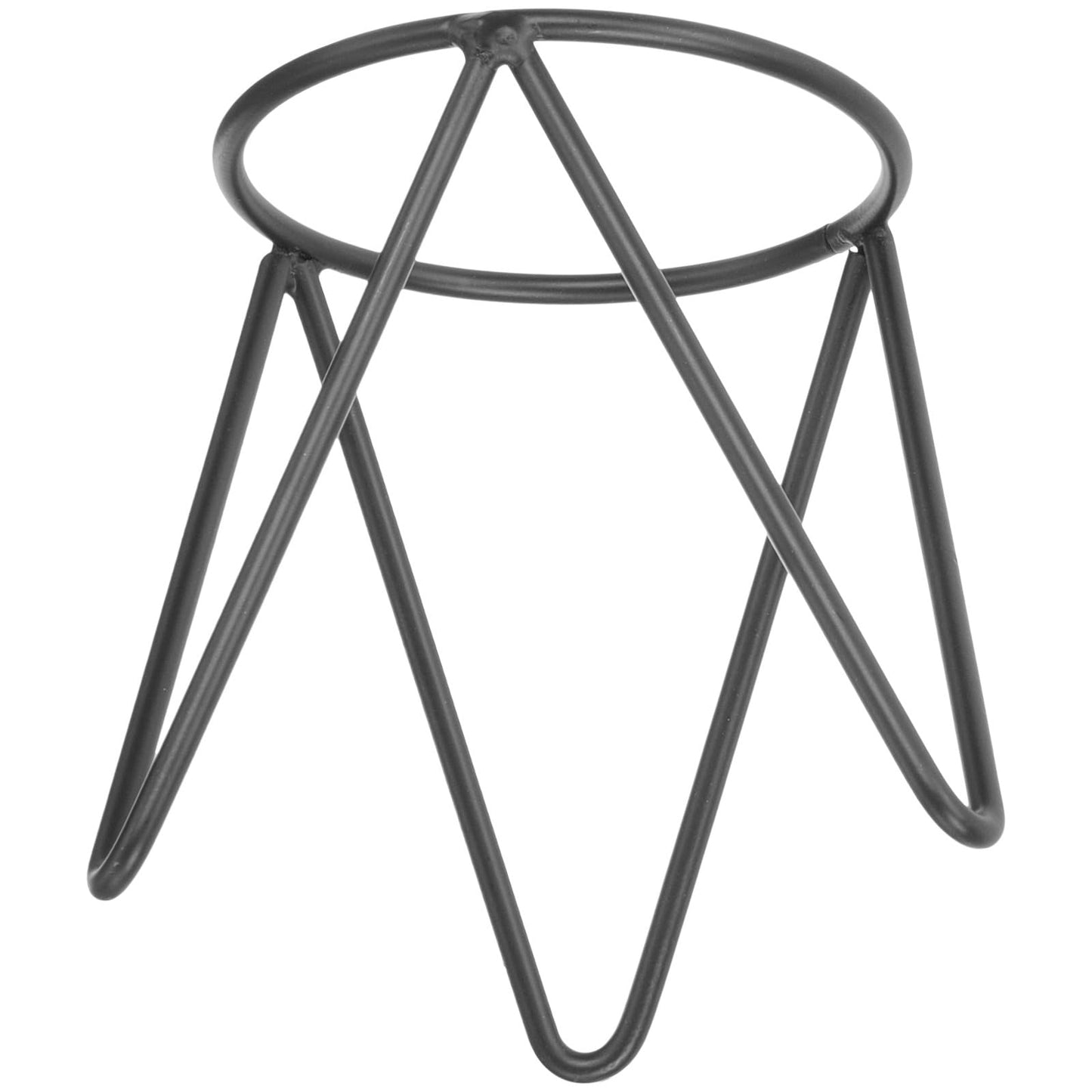 Amosfun Crystal Ball Display Stand 3-Pack Metal Geometric Sphere Holder 3.54X8.85X2.95 Inch for Hydroponic Vase Plant Pot Egg Stand Decorative Ornament Display