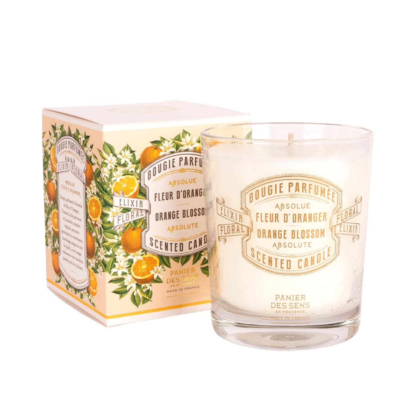 Panier des Sens Orange Blossom Long-Lasting Scented Candle, 6.3 oz