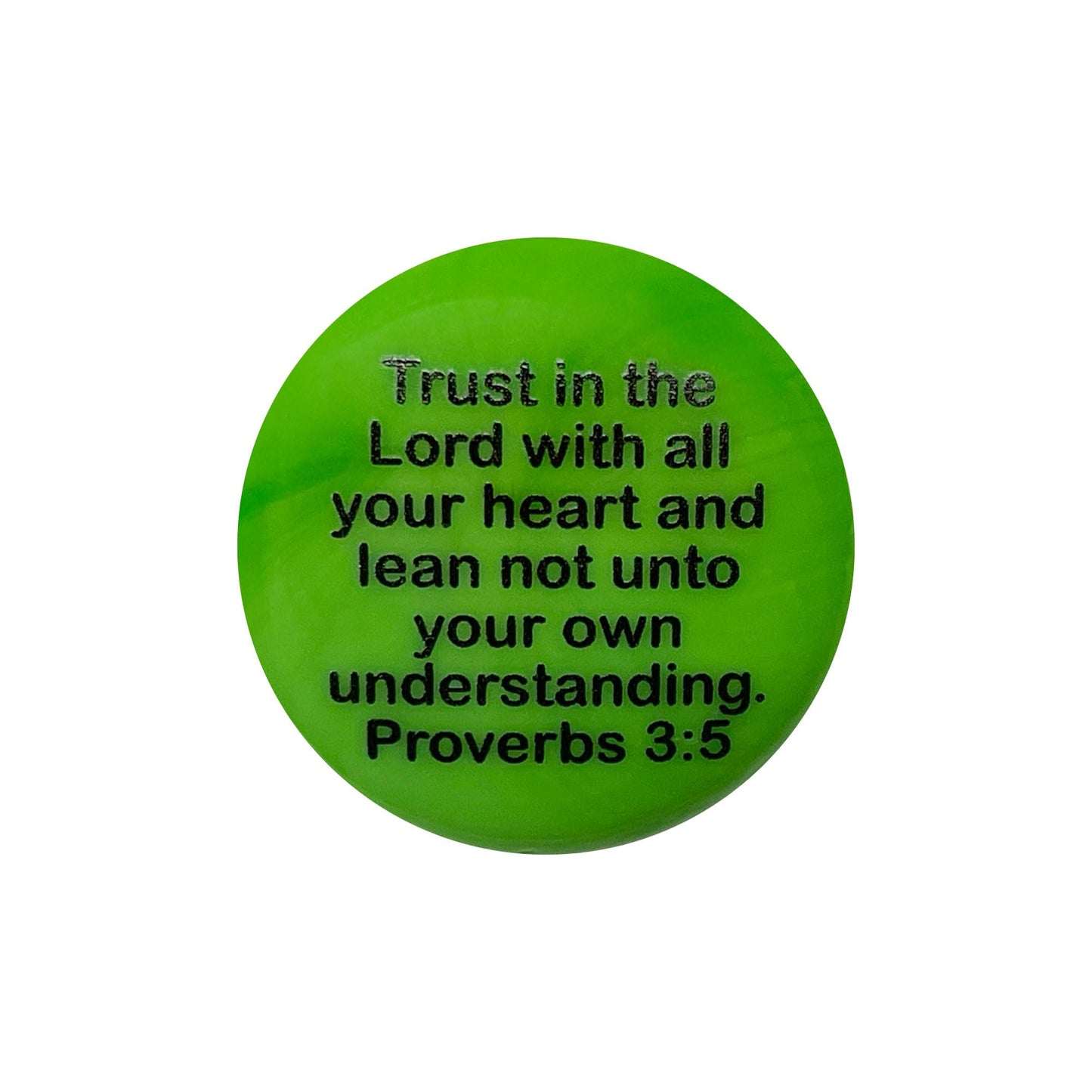 Lifeforce Glass Scripture Glass Stones, Six of Your Favorite Inspiring Bible Verses on Translucent and Opaque Rocks Set IV