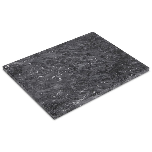 Natural Marble Stone Cutting Board for Home Kitchen,16 x 12 Inch, Marble Slab Pastry Board Large with Non-Slip Feet for Cooking,Baking, Cheese, Charcuterie, Chocolate (1, Dark Grey, Large)