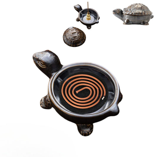 Ceramic Incense Burner, Multi-Functional Incense Burner Holder for Incense Sticks, Coil Incense and Cones, Perfect Home Decor