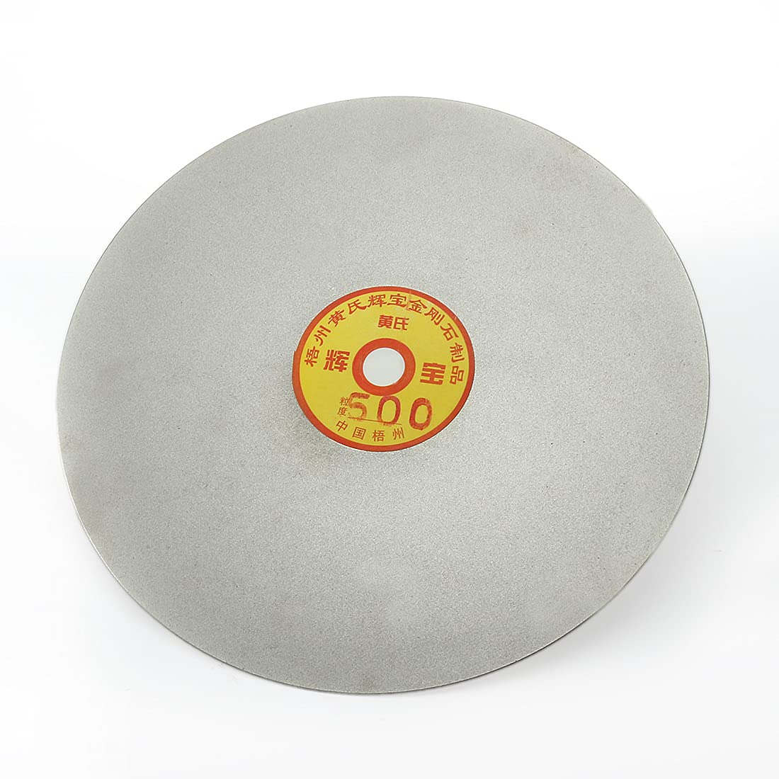 uxcell 250mm 10-inch Grit 500 Diamond Coated Flat Lap Disk Wheel Grinding Sanding Disc