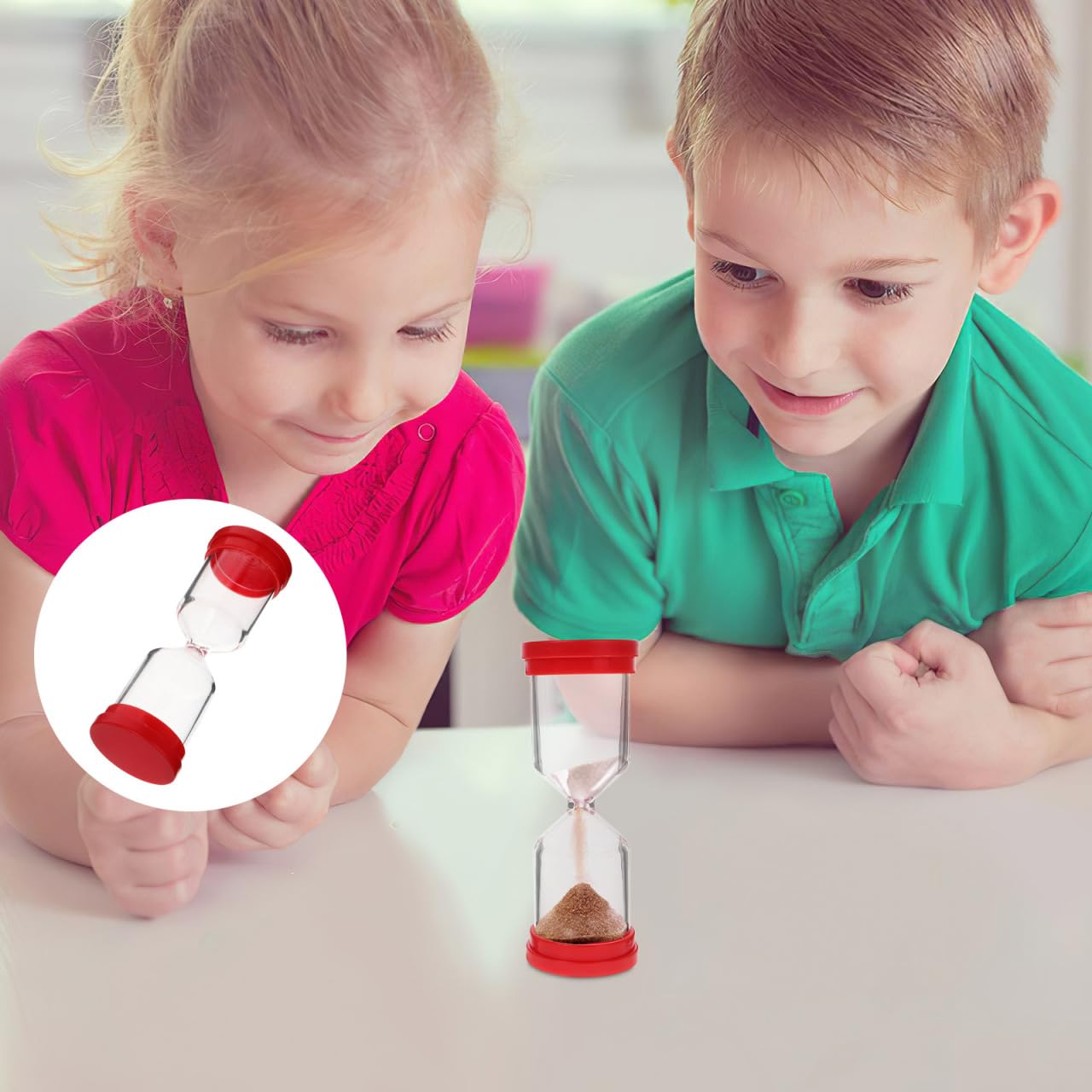 DIYEAH 2Pcs Refillable Hourglass Timer Empty Fillable Sand Timer for Crafts and Home Decor Multifunctional Sand Hourglass for Workouts Study and Cooking 4.92X1.73X1.73In