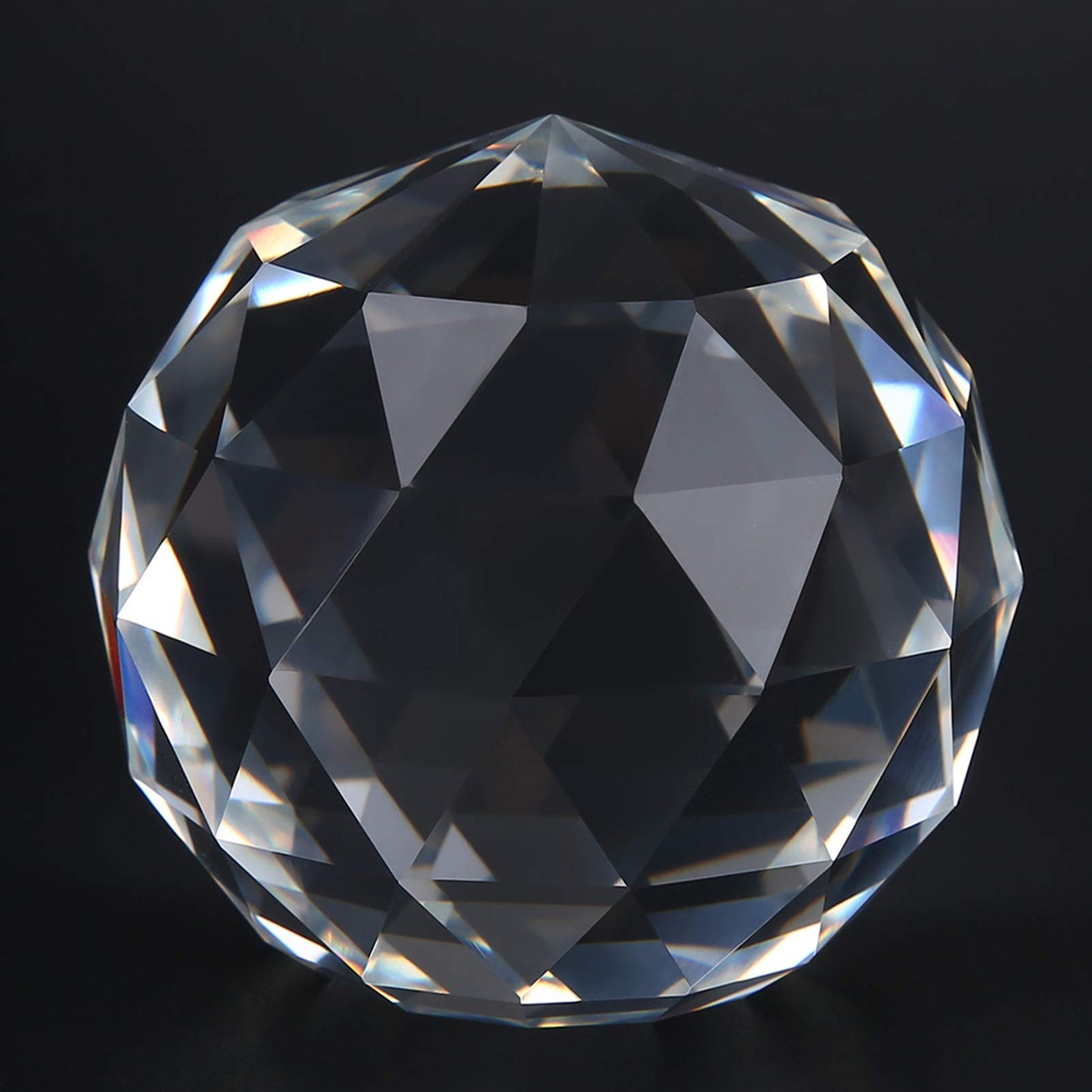 Crystal Glass Ball Prisms - Clear Crystal Sphere Decorative Balls for Home (60MM/2.36in)
