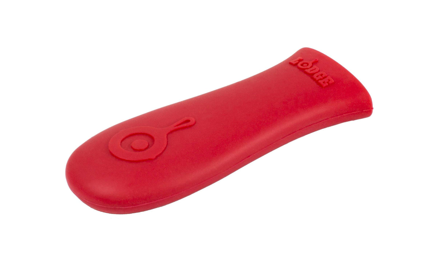 Lodge Silicone Hot Handle Holder - Heat-Resistant Cast Iron Skillet Handle Cover for Pans 9 Inches & Larger - Dishwasher-Friendly Silicone Hot Grip Sleeve - Reusable Skillet Accessory - Red