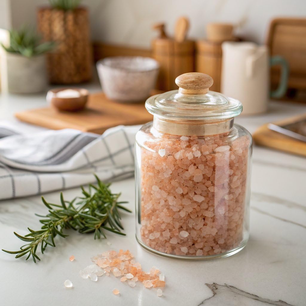 LA SALT CO Kashmir 2.5 Lbs Pink Himalayan Salt Jar, Coarse | 100% Pure, Food Grade with 84 Trace Minerals | Kosher Certified, Vegan, Non-GMO, & Cruelty-Free (Jar Style May Vary)