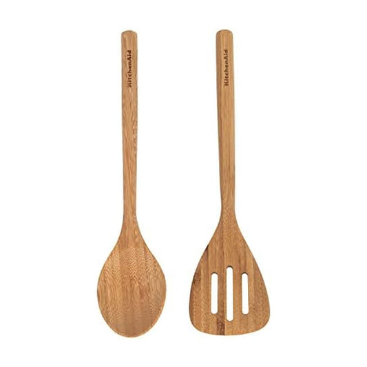 KitchenAid Bamboo Turner and Spoon Set, 2-Piece