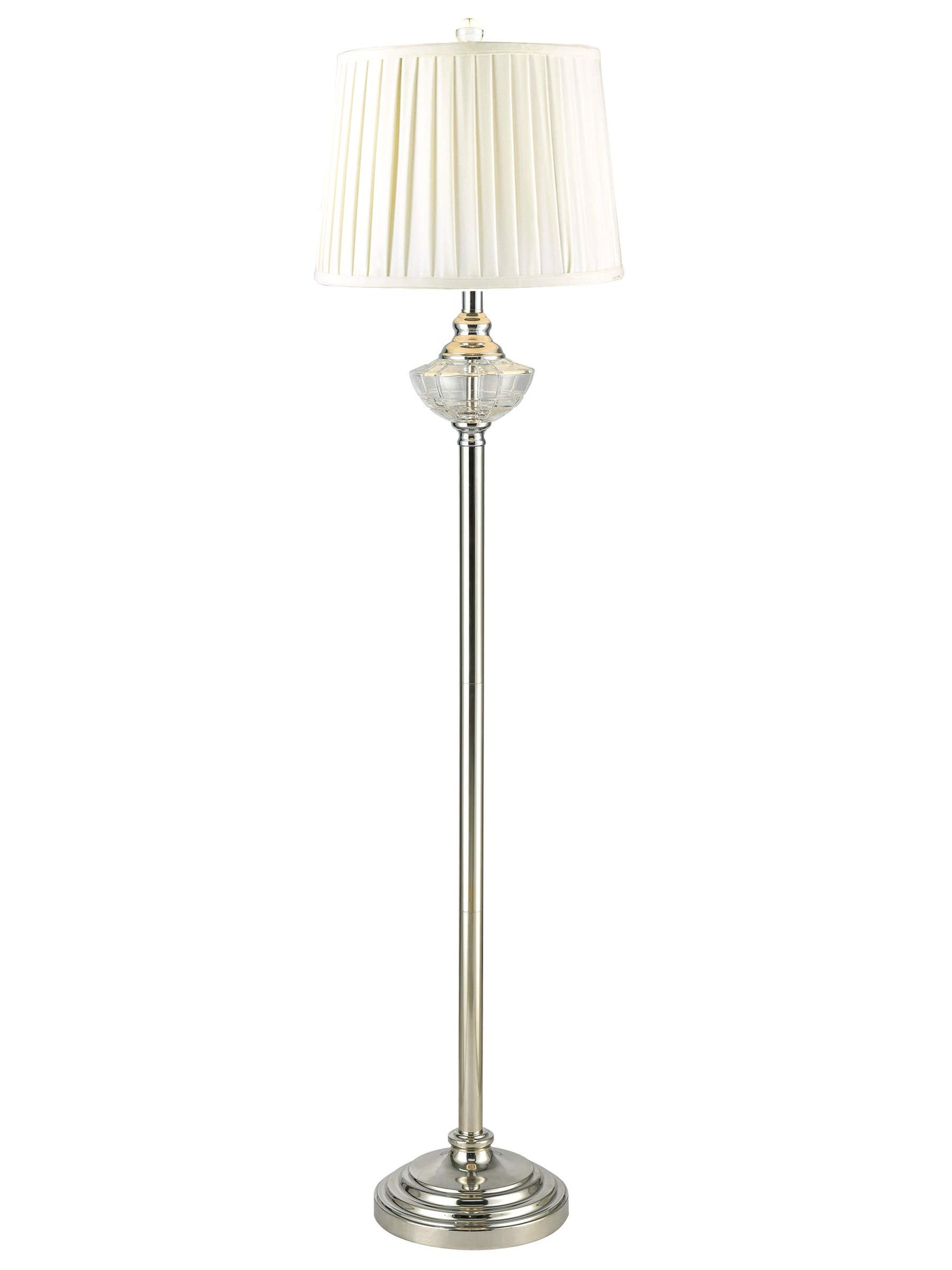 Dale Tiffany SGF17175F 24% Lead Crystal Floor Lamp, Leyla