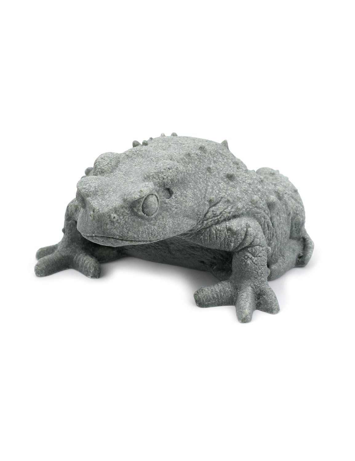 BEIZHAN Realistic Sandstone Toad Statue, Decor for Garden, Aquarium, Terrarium & Feng Shui Good Luck Charm