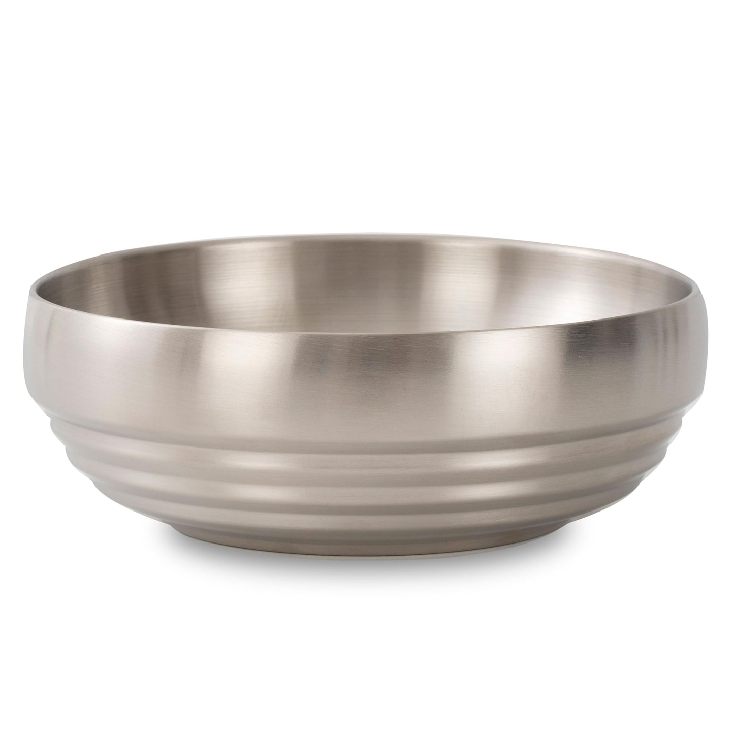 CM CHIC MONDAY 7.4 Inch Large Decorative Bowl for Entryway Table, Key Holder, Home Decor, Catch All (Silver)