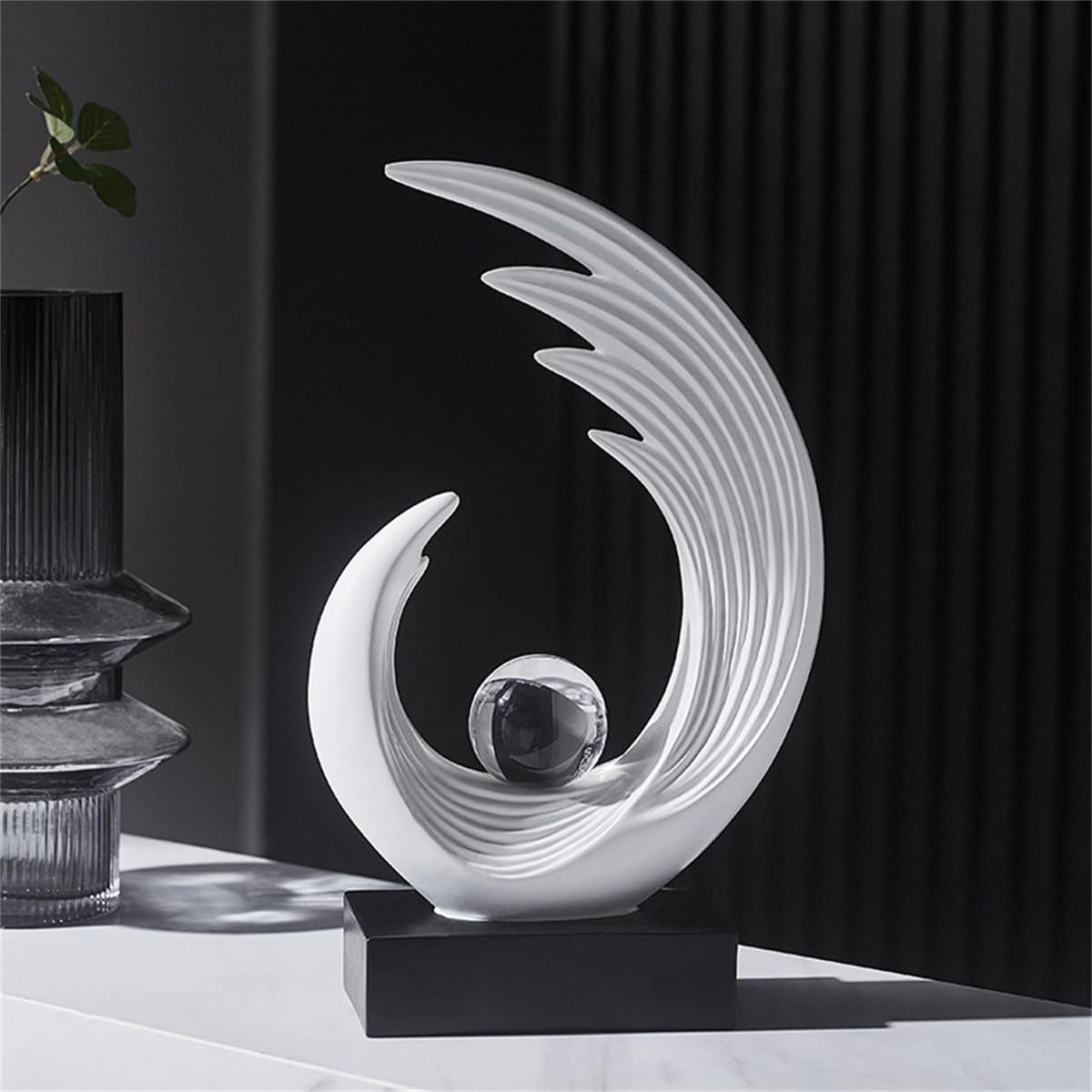 AWNR Abstract Art Sculptures Home Decor,Statue Decoration for Living Room,Dining Table,Coffee Table,Shelves,TV Stand
