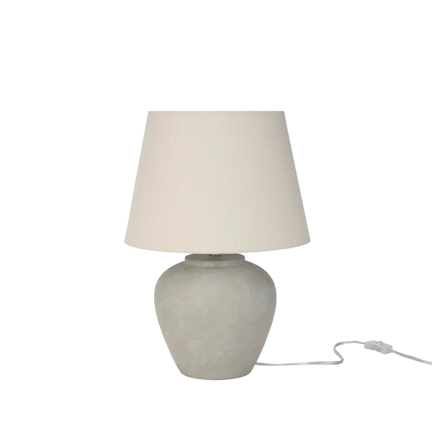 Nourison Home 20" Sand (Light Beige) Neutral Ceramic Table Lamp with Fabric Shade, Bedside Nightstand Lamp for Bedroom, Living Room, Entryway