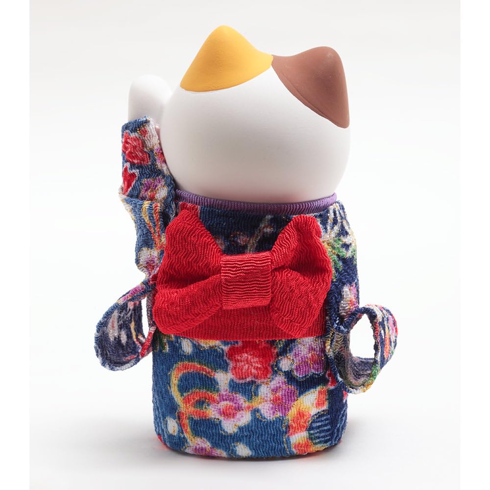 Lucky cat 4.0in Maneki neko dressed in a Traditional Kimono 7418-Z-US