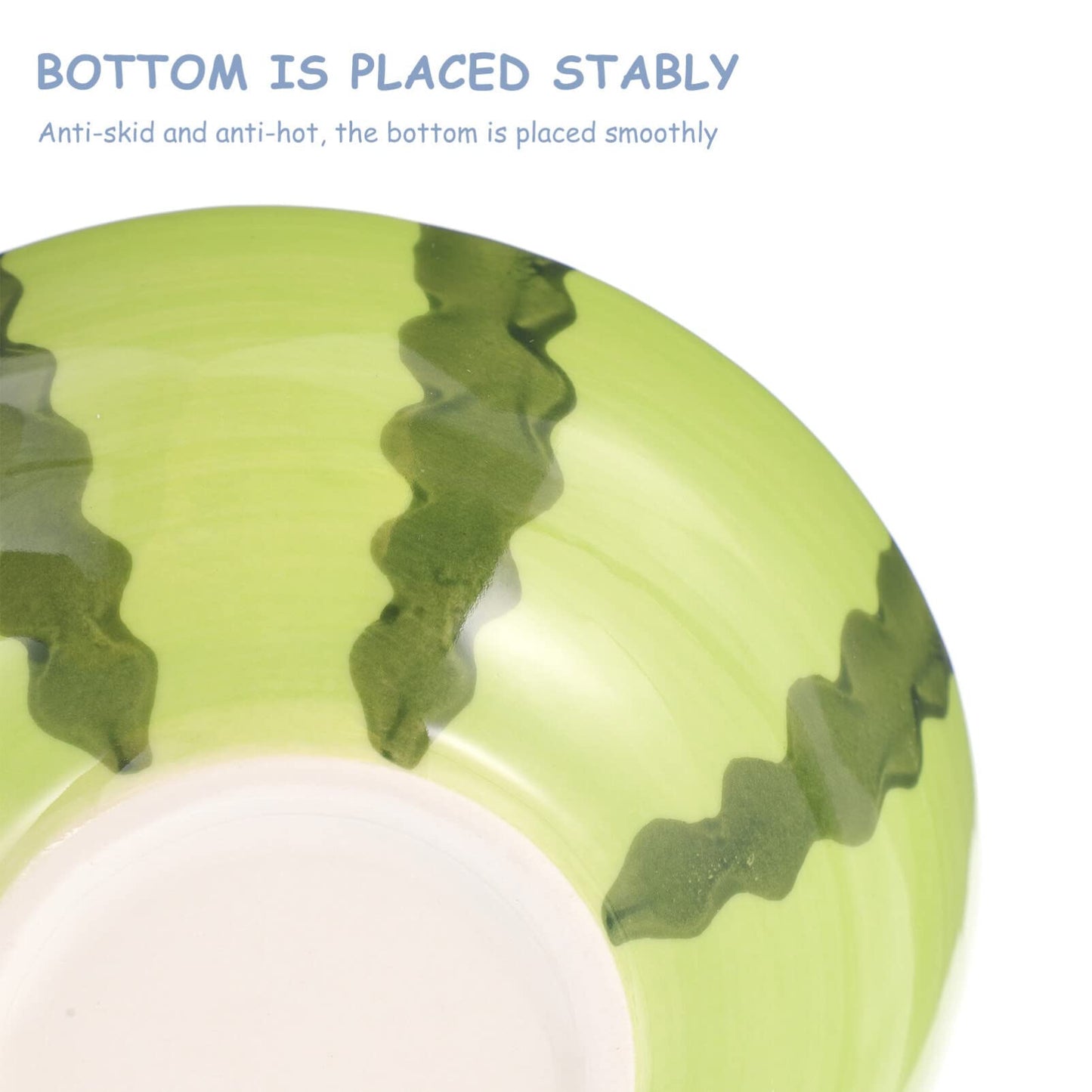 Kichvoe 5.1 Inch Cartoon Fruit Design Ceramic Bowl Fruit Serving Bowl Snack Candy Plate Porcelain Salad for Kids and Parties