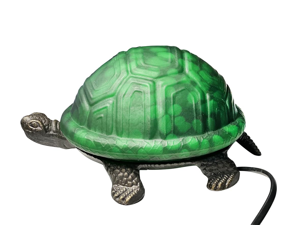 HUIMEIJU Tiffany Glass Turtle Table lamp,bedrrom Night Light.HMJ80015