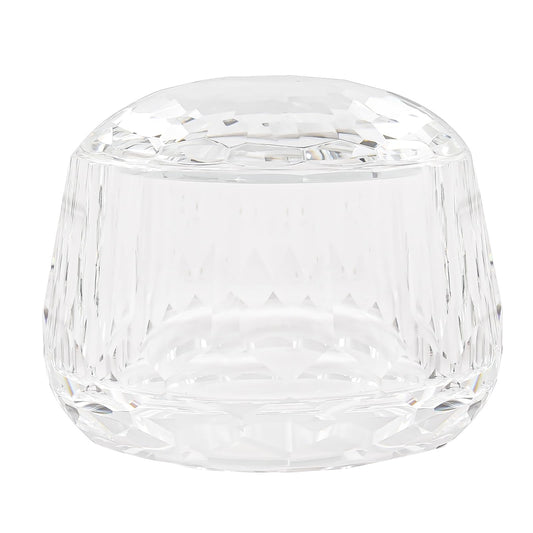 Marvala Crystal Makeup Storage Jars with Lids, Clear Candy Containers, Airtight Cosmetic & Dessert Organizer Set, Elegant Gift Box Home Bathroom Kitchen Decor