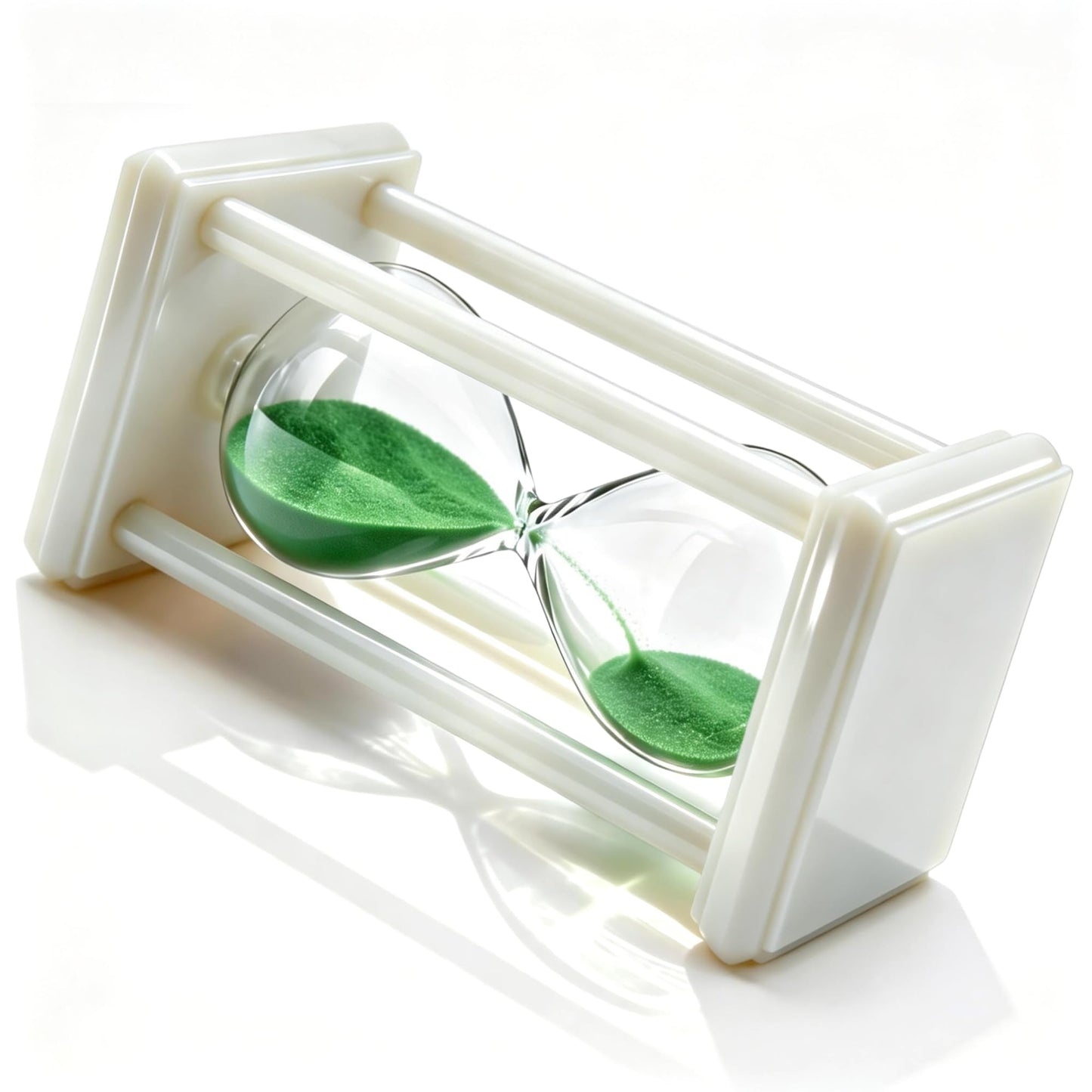 PROLOSO 30 Minutes Hourglass Green Sand Timer Glow in the Dark Sandglass Large Sand Clock Watch for Home Office Shelf Ornament